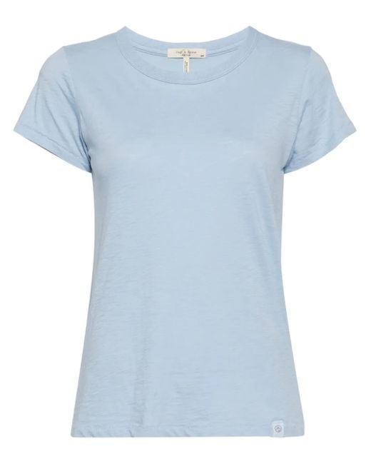 Rag & Bone Blue Organic Cotton T-Shirt