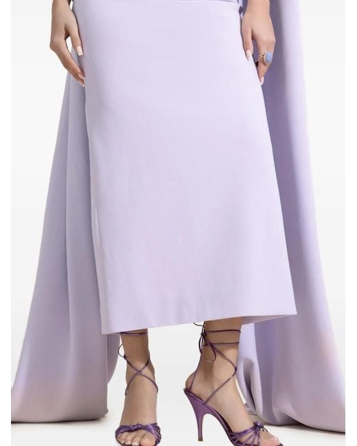 Gianvito Rossi Purple Malé Self-Tie Sandals