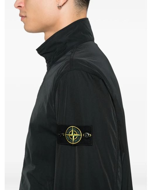 Stone Island Jacke Mit Logo-Patch in Black für Herren