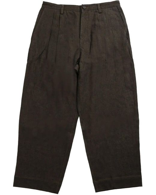 メンズ Ziggy Chen Rear-elasticated Trousers Gray