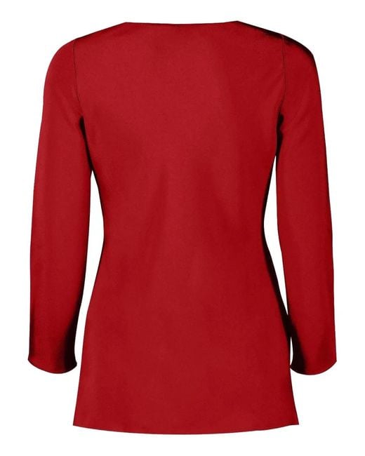 Peter Cohen Red Silk Tunic