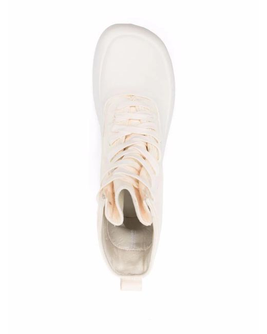 Ambush Natural Leather Hi-top Sneakers