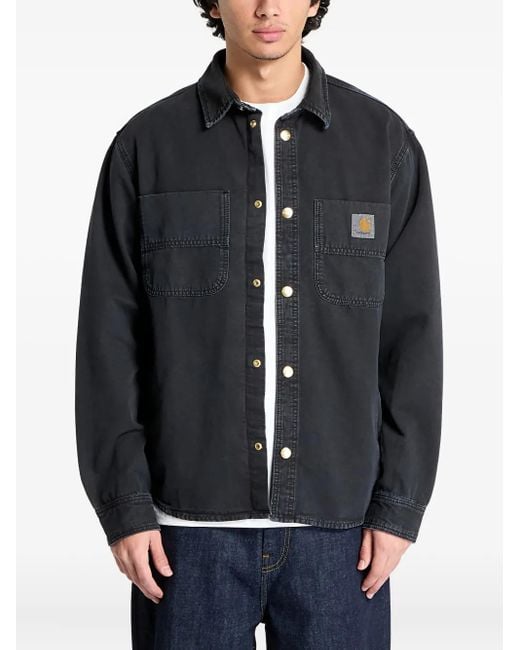 Carhartt Black Hemdjacke Mit Taschendetail