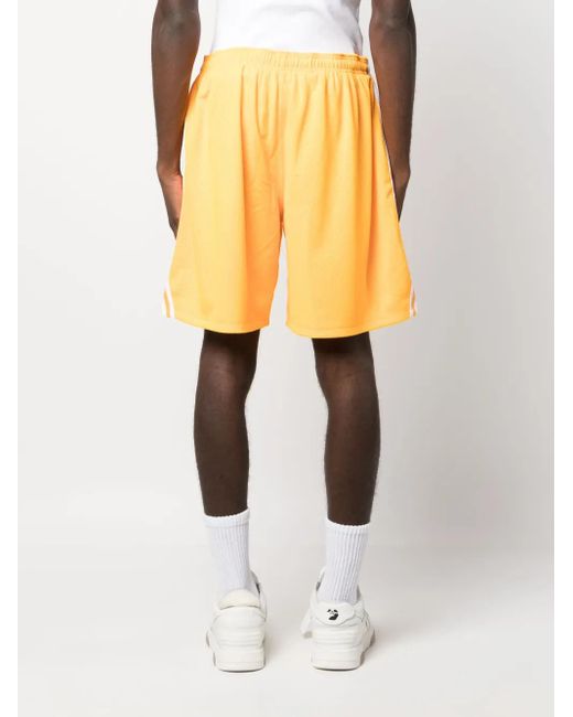 GALLERY DEPT. Yellow Short De Sport À Logo Imprimé for men