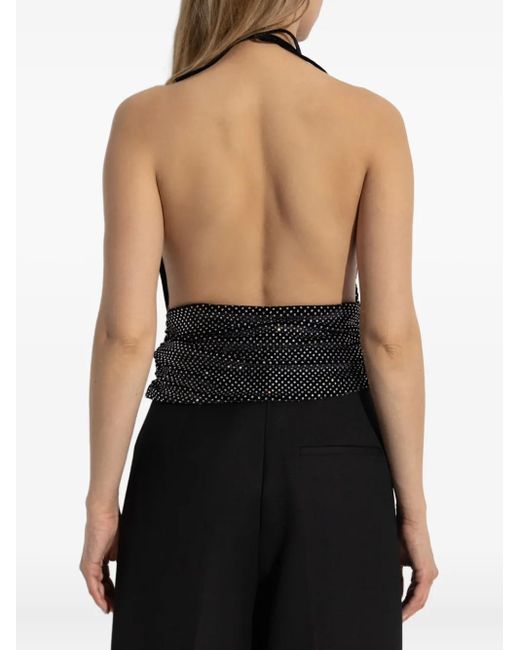 Balmain Black Velvet Top