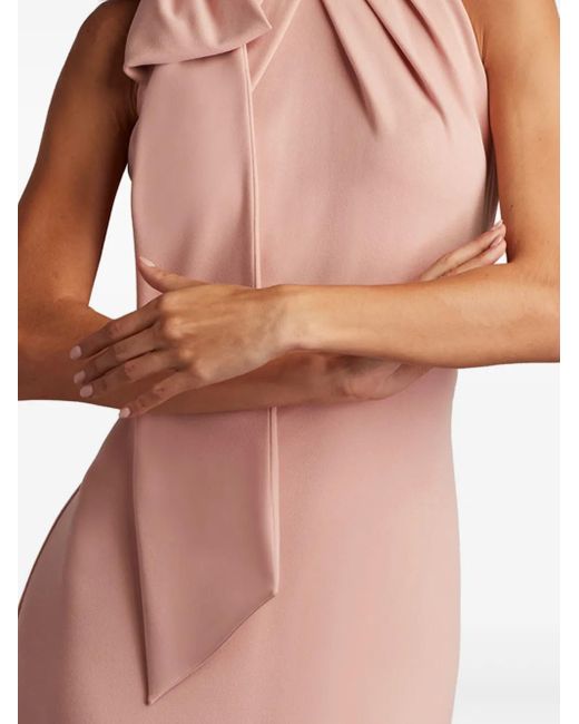 Tadashi Shoji Pink Kleid Mit Stehkragen