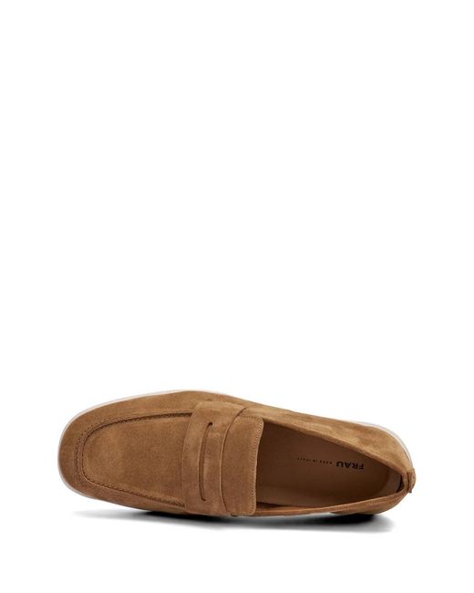 Frau White Mocassins Urban Ease À Bout Carré for men