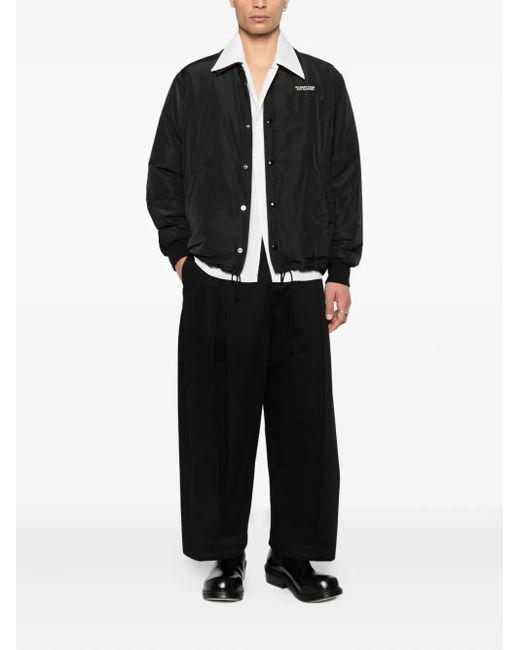 Undercover Black Press-Stud Fastening Jacket for men