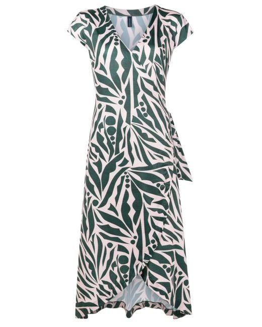 Robe Mi-Longue Falcao À Col V Lygia & Nanny en coloris White