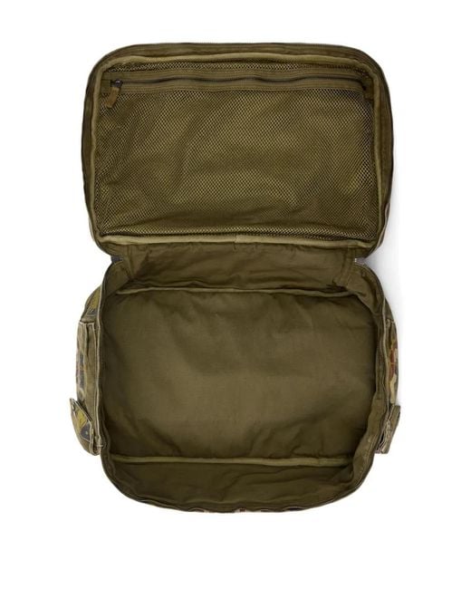 RRL Green Oliver Backpack for men