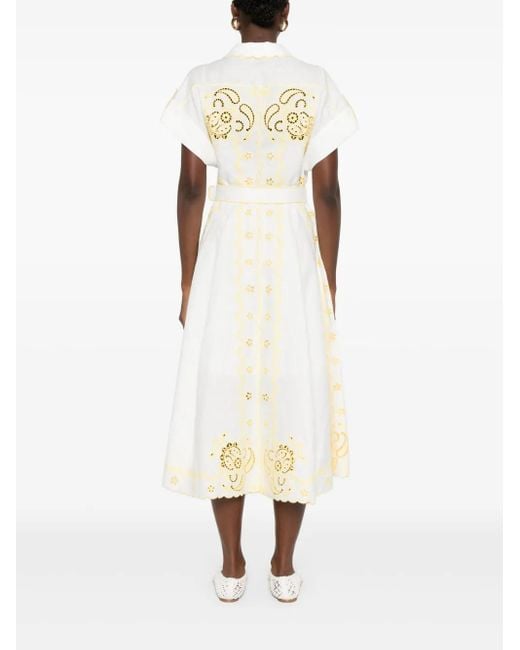 Zimmermann Lucky エンブロイダリー ドレス Natural