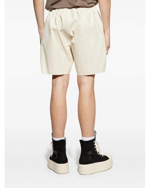 メンズ Rick Owens スリット デッキショーツ Natural