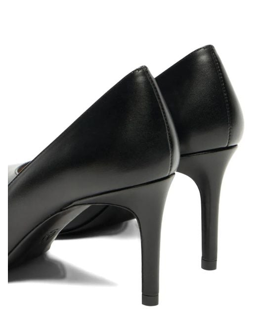 Stuart Weitzman Black 75Mm Stuart Power Pointed-Toe Stiletto Pumps