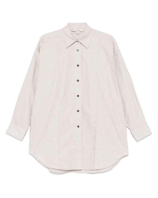 Remain White Pintuck Shirt