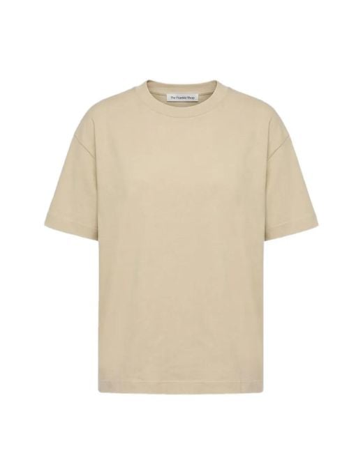 Frankie Shop White T-Shirt Scoob À Coupe Ample