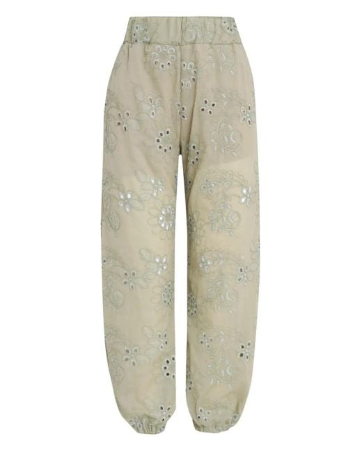 Brigitte Bardot Jasmine アイレット パンツ Green