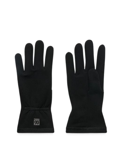 66 North Black Vík Logo-Print Gloves
