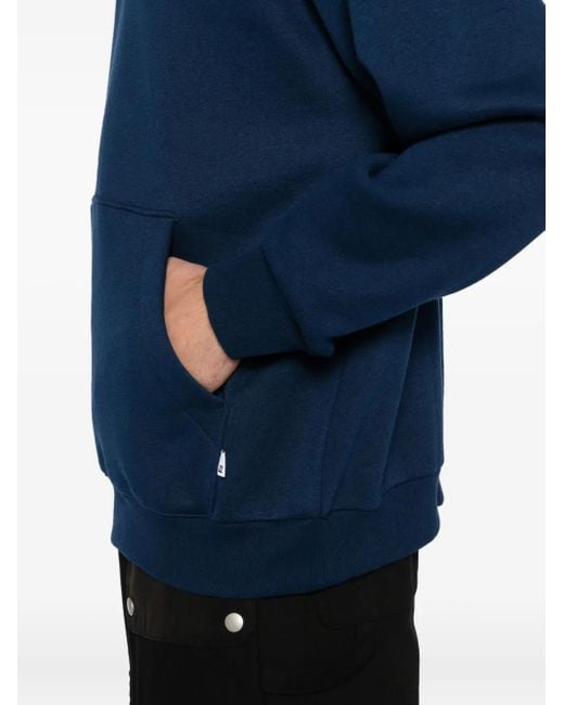Izzue Blue Slogan-Print Sweatshirt for men