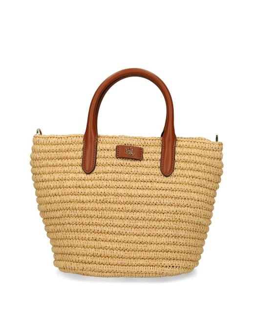 Ralph Lauren Metallic Large Brie Tote Bag