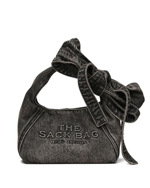 Marc Jacobs Black The Sack Denim Tote Bag