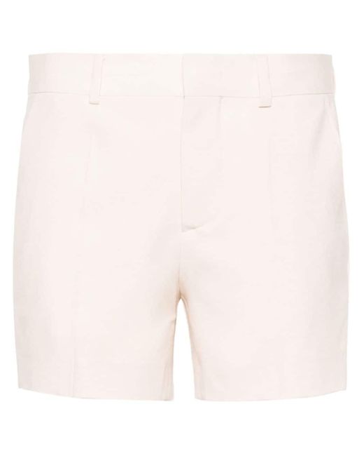 Philosophy Di Lorenzo Serafini Pink Pressed-crease Tailored Shorts