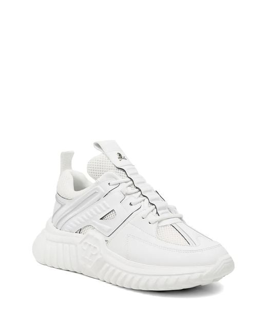 Philipp Plein White Runner Sneakers