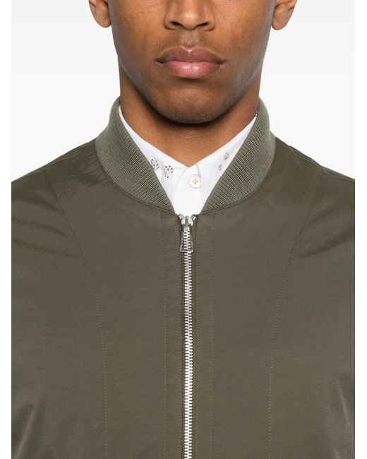 Paul Smith Green Zip Bomber Jacket for men