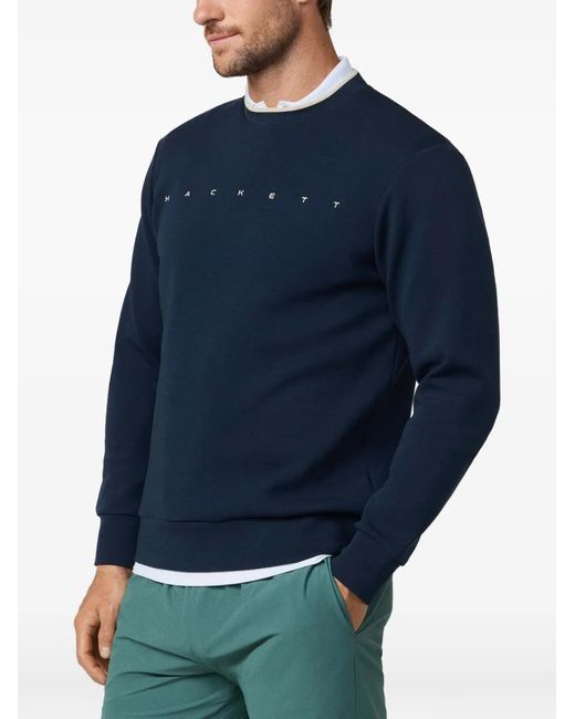 Hackett Pullover Mit Logo-Print in Blue für Herren