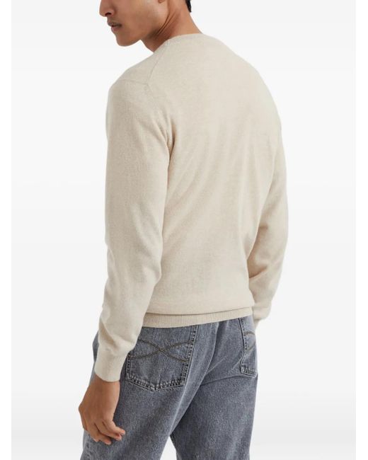 Brunello Cucinelli Natural Cashmere Necklace for men