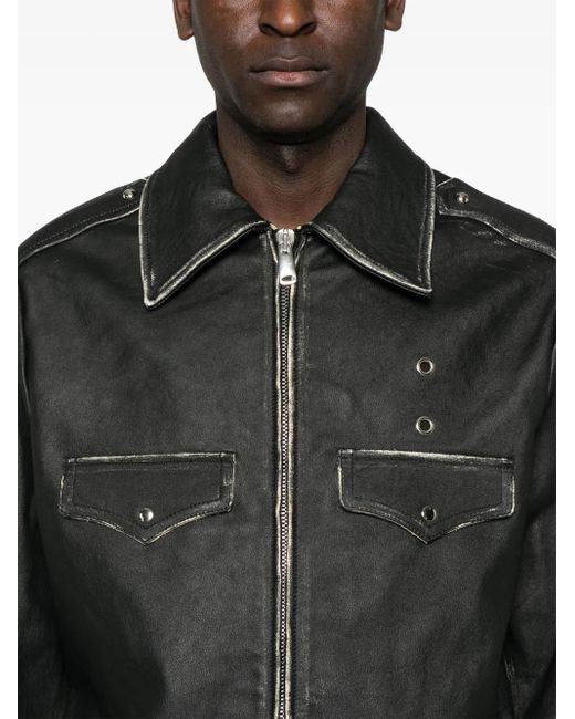Coperni Leren Body Jack in het Black voor heren