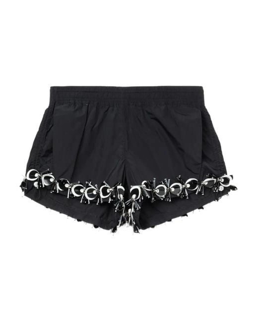 Emilio Pucci Shorts Met Verfraaide Afwerking in het Black