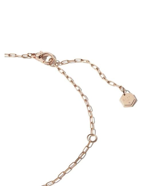 SHAY Metallic 18K Rose Zodiac Disc Diamond And Enamel Necklace