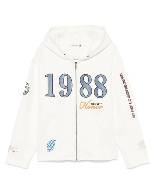 Honor The Gift White 1988 Hoodie for men