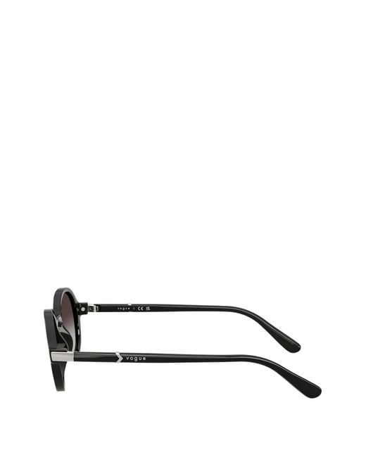 Vogue Eyewear Gray Round-Frame Sunglasses