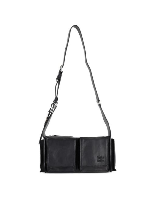 Miu Miu White Utilitaire Multi-Pocket Shoulder Bag