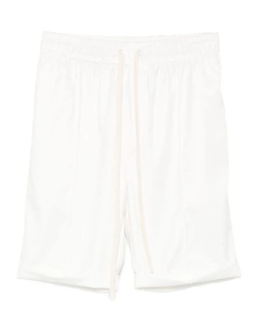 メンズ Hamza ドローストリング ショートパンツ White