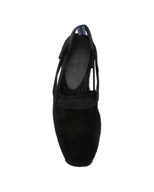 Castaner Black Peck Cut-Out Espadrilles for men