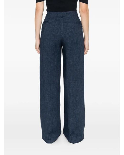 P.A.R.O.S.H. Blue Button Trousers