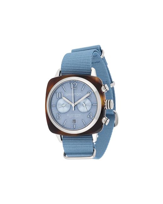 Briston Blue Clubmaster Classic Chrono 40Mm