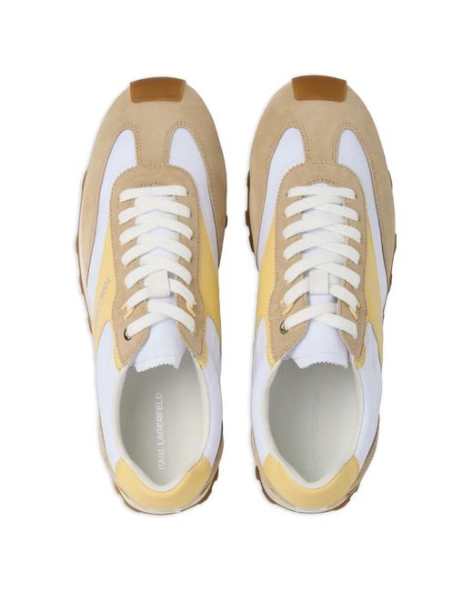 Karl Lagerfeld White Sonar Sneakers