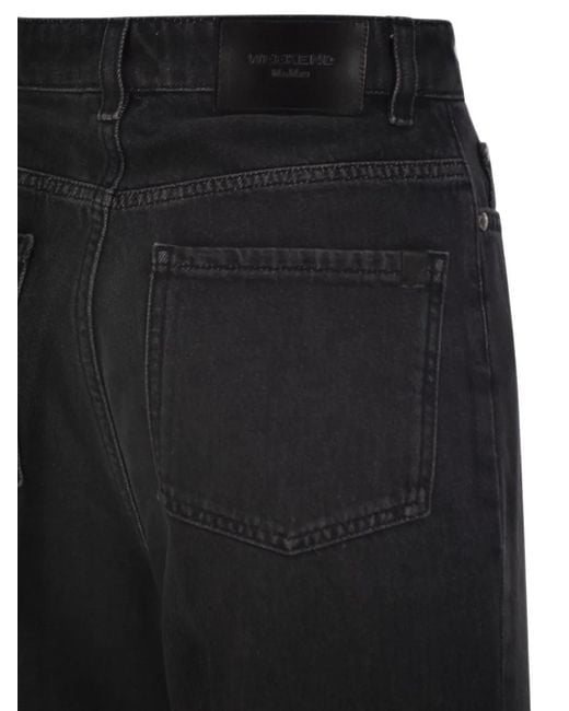 Vaqueros Anchos Weekend by Maxmara de color Black