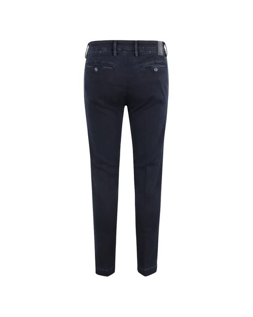 Re-hash Blue Button-Fastening Jeans for men