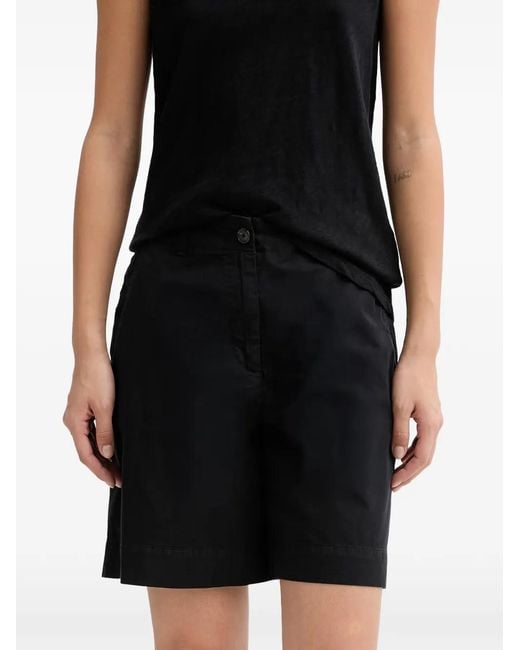 Marc O' Polo Black Patch-Pocket Shorts