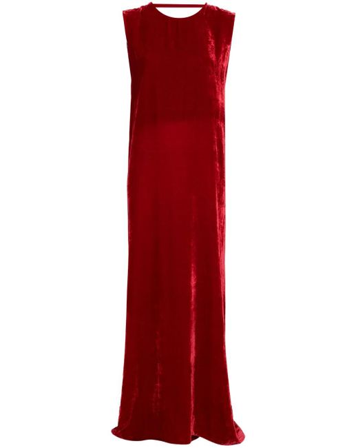P.A.R.O.S.H. Red Relur Maxi Dress