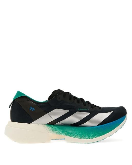 Adidas Green Adios Pro 4 Stripe Sneakers for men