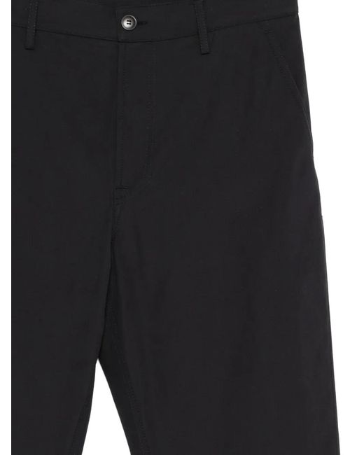 Canali Black Buttoned Trousers for men