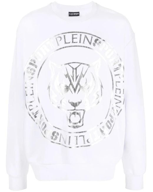 メンズ Philipp Plein タイガー スウェットシャツ White