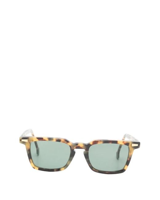 Kyme Green Vlad Tortoise-Shell Sunglasses for men