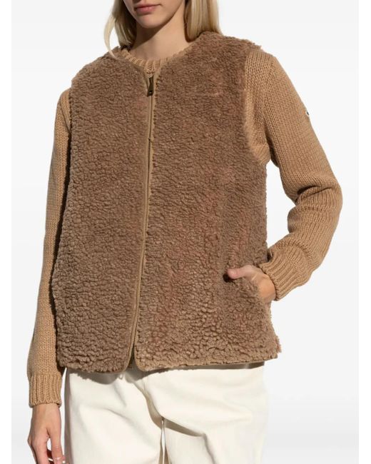 Moncler Brown Quintin Quilted Jacket