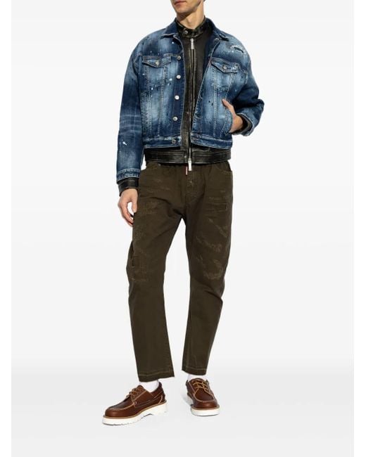 DSquared² Derby-Schuhe mit geriffeltem Saum in Brown für Herren